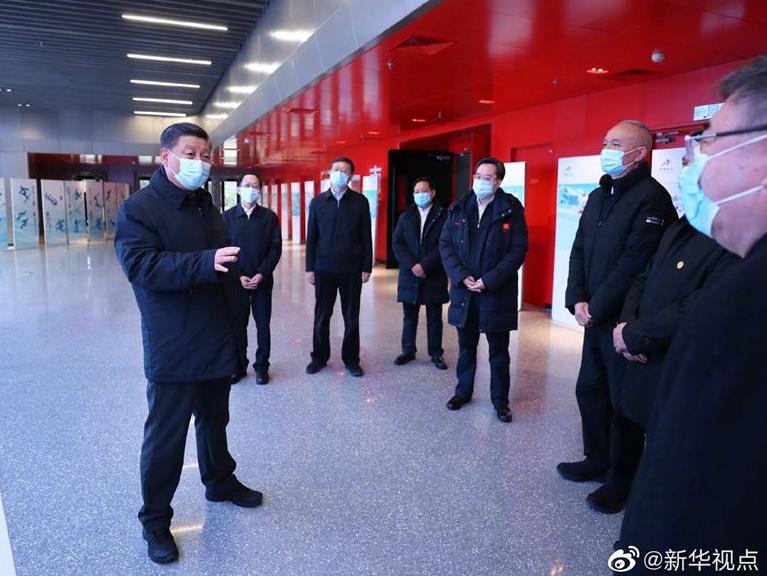 習近平考察北京冬奧會、冬殘奧會籌辦工作